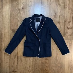 J. Crew Rhodes Blazer in Tipped Linen